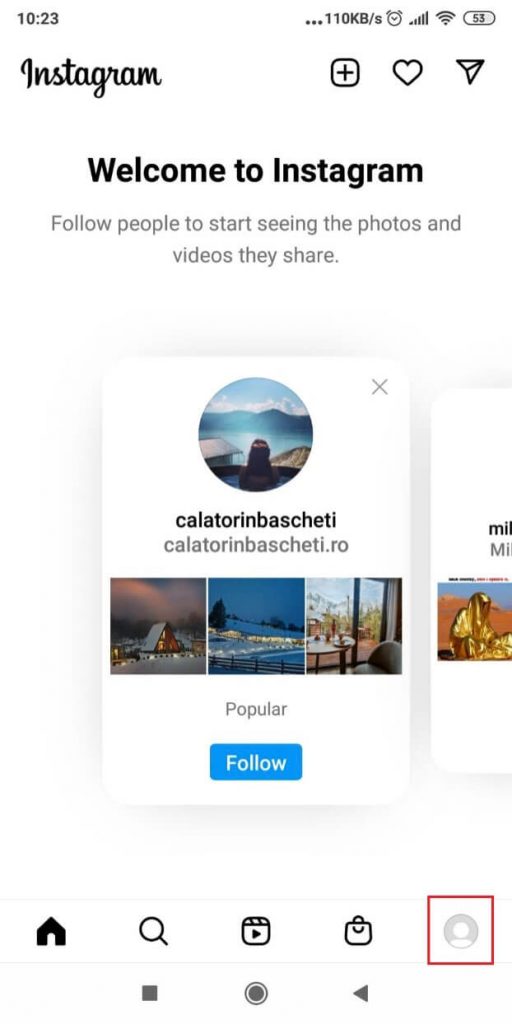 Access your data on Instagram