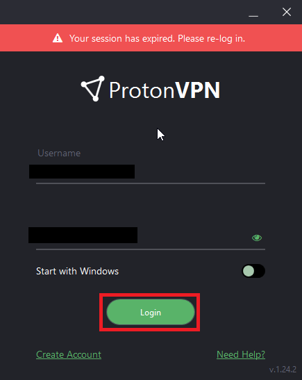 Create a ProtonVPN account
