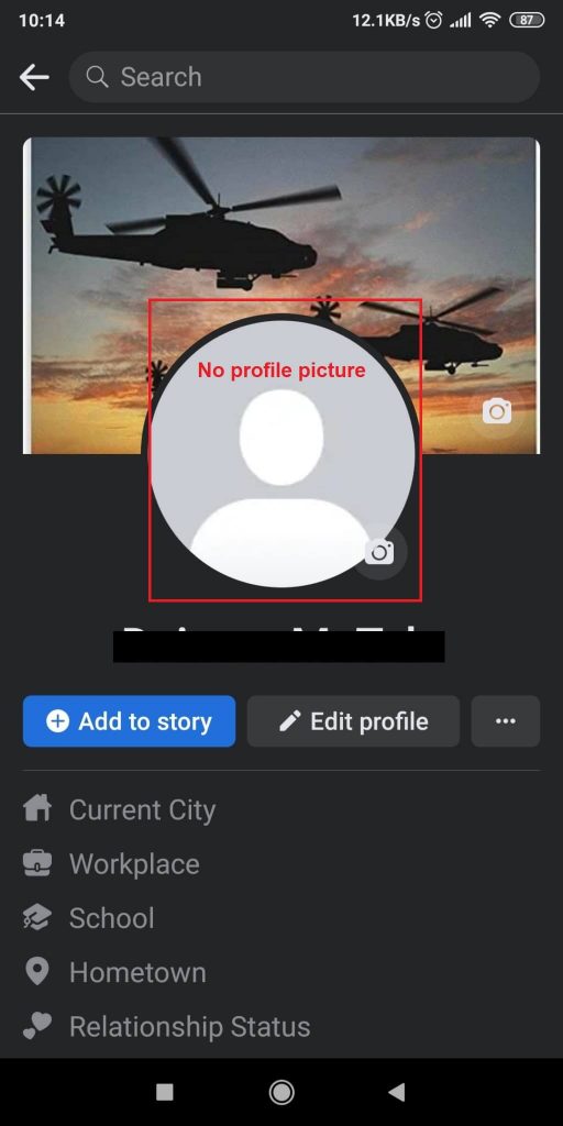 Inspect your Facebook profile