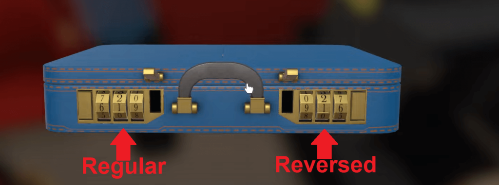 “Left is regular, Right is reversed”