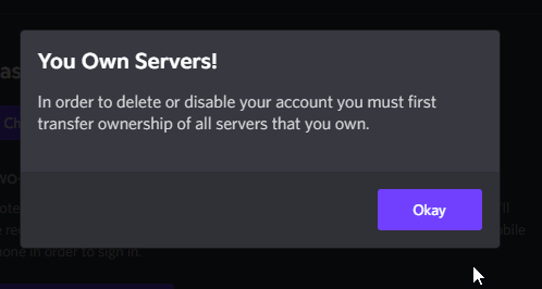 Delete Your Servers