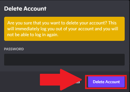 Delete Your Discord Account