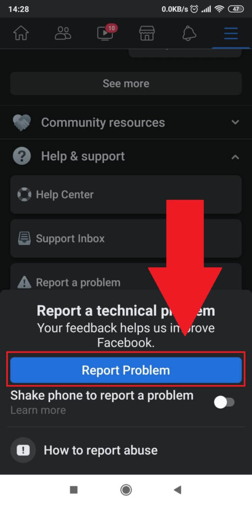 Report Problem