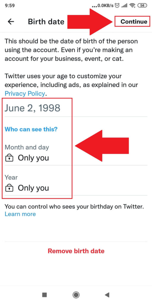 How to Change Your Birthday on Twitter? Whizcase