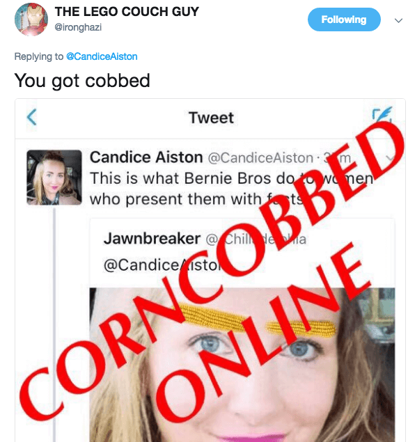 The Corncob tactic being used against Candice Aiston