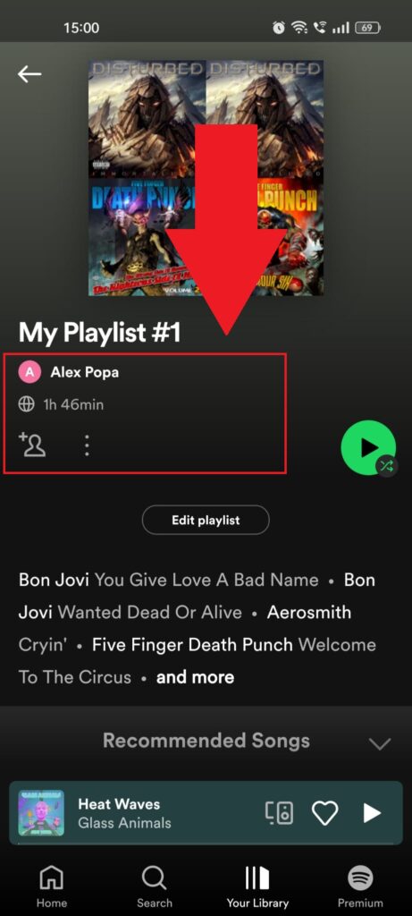 See the playlist stats