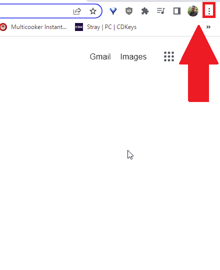  Click on the three-dot icon in the top-right corner