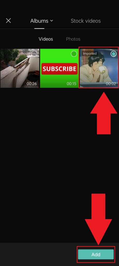 3. Add the same video as an overlay