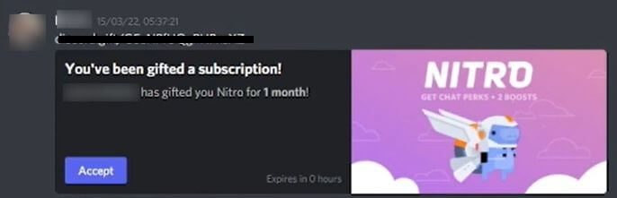 Real Discord Nitro link