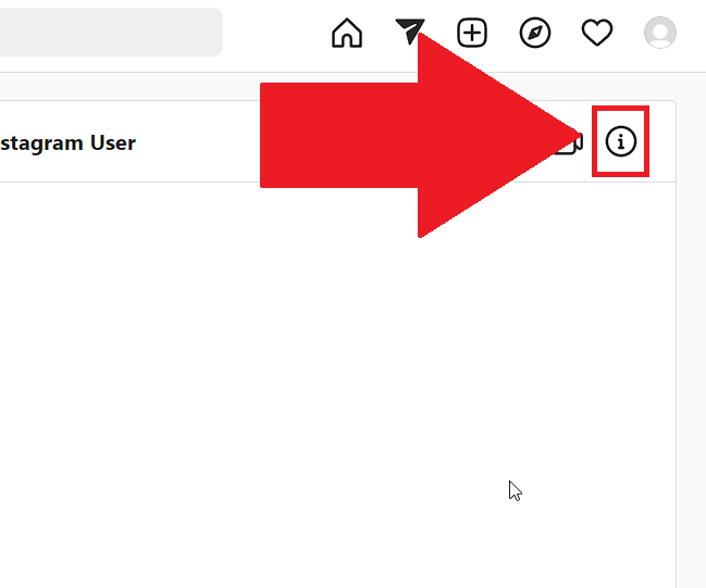 Click on the "i" icon