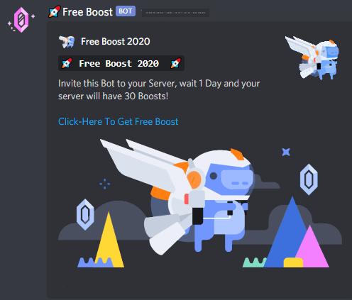 Discord free boost bot