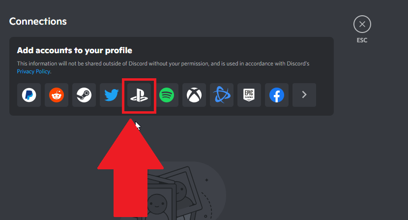 Select the PlayStation icon